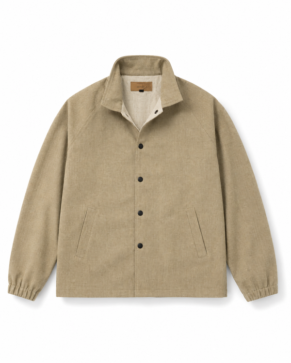 Jute Jacket – Natural Beige
