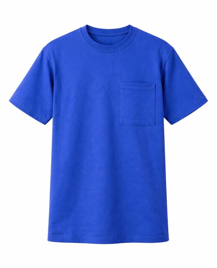 Essential Pocket T-Shirt – Blue